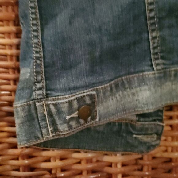 2.1 Denim Jean Vest with Patches M - Picture 6 of 8